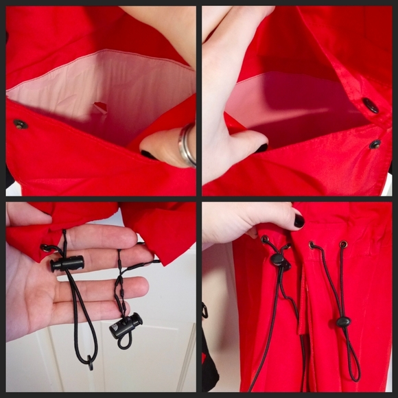 🌬VTG The North Face🌬 - Red/Black Mountain Gore-Tex Coat - Picture 8 of 16